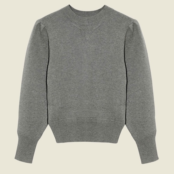 Isabel Marant Gray Crew Neck Sweater size 44 - Picture 1 of 9
